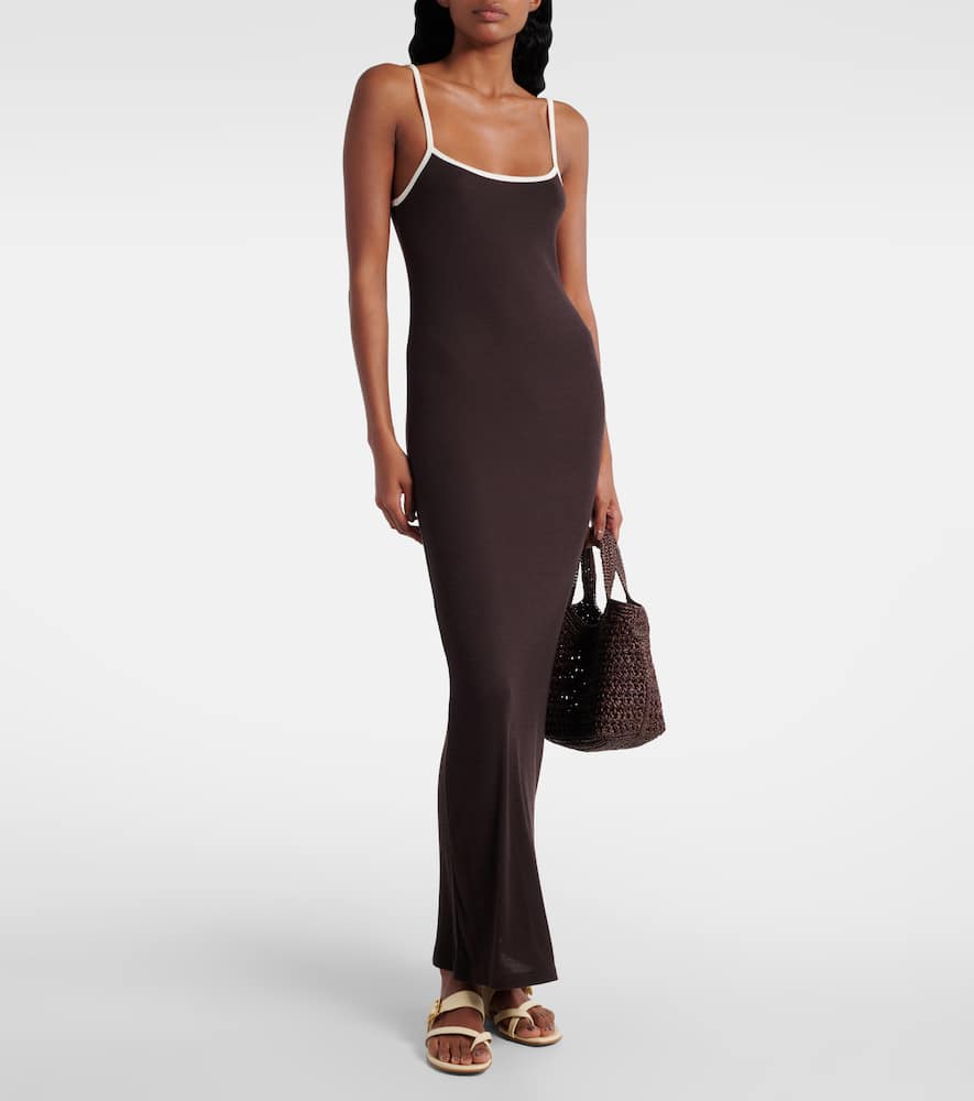 Jersey slip dress