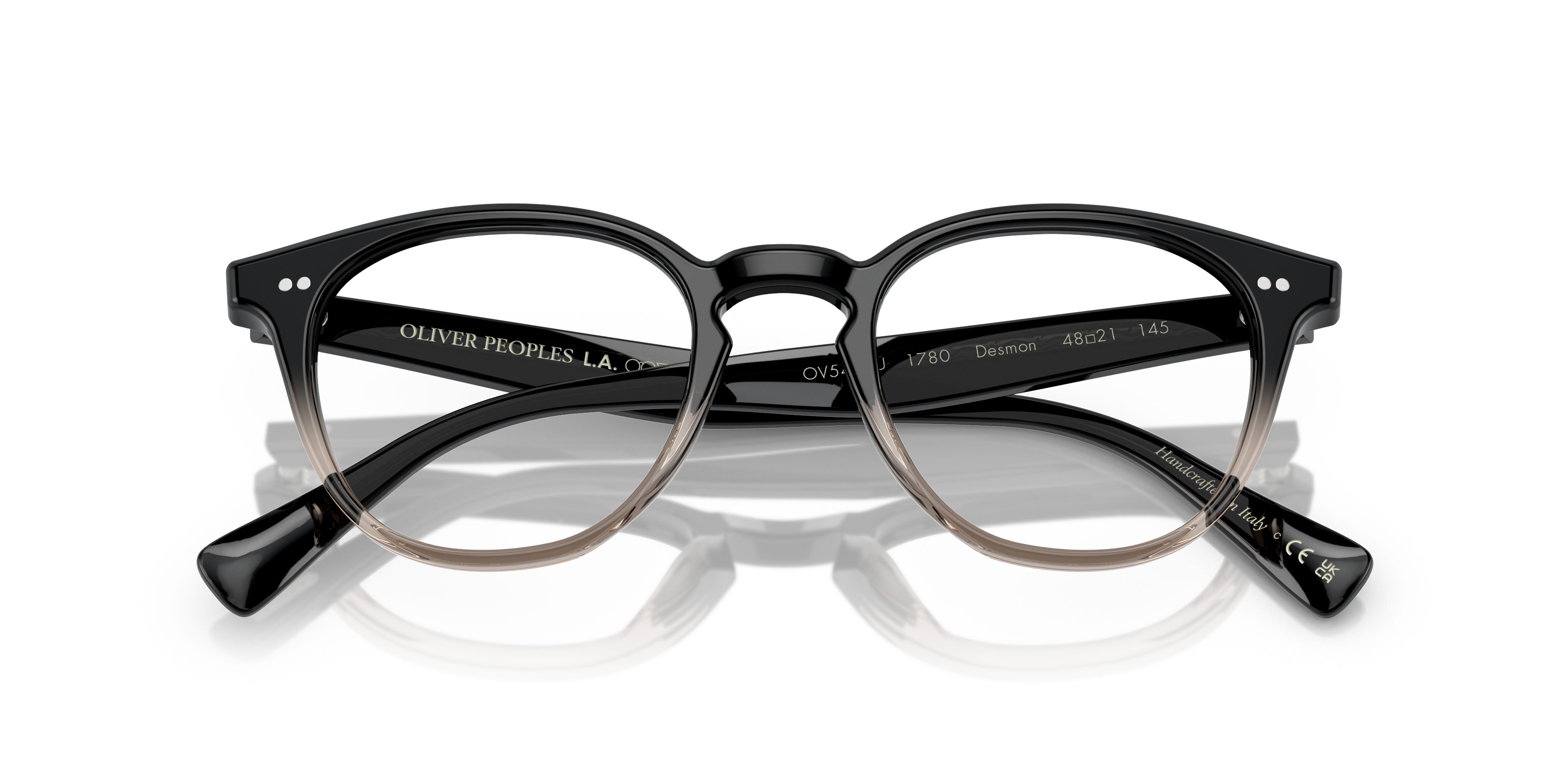 Oliver Peoples Unisex Oliver Peoples OV5454U DESMON 1780 Optical frames Acetate Grey Transparent Pantos Norma