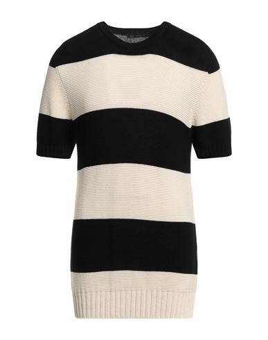Man Sweater Black Size 5 Cotton