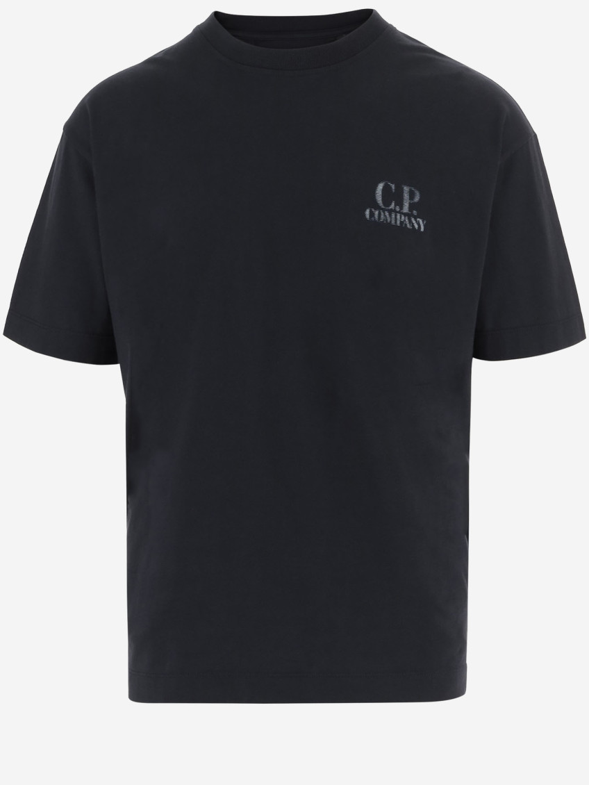 C. P. Company Cotton T-shirt With Logo