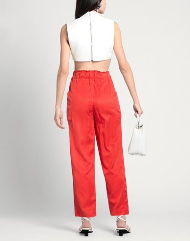 Woman Pants Red Size XS Cupro