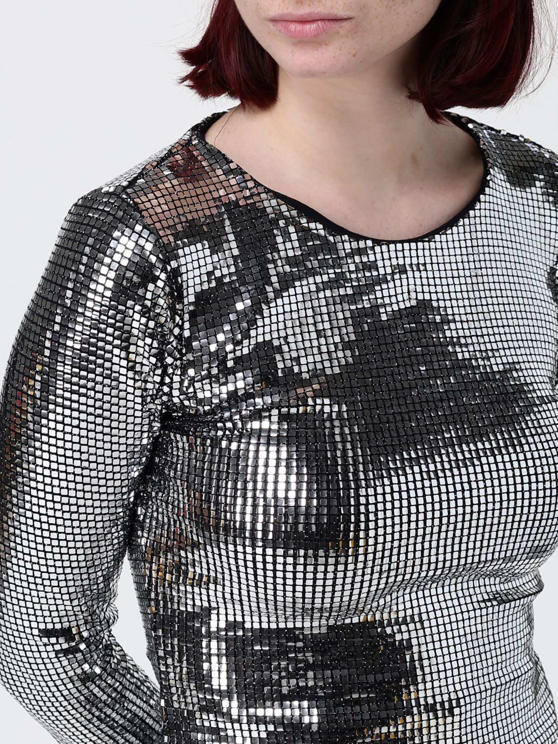 Top Woman color Silver