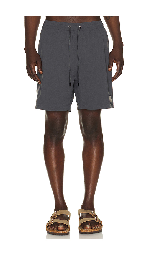 Marine Layer 6 Lined Sport & Swim Short in Charcoal. - S also in M, L, XL/1X