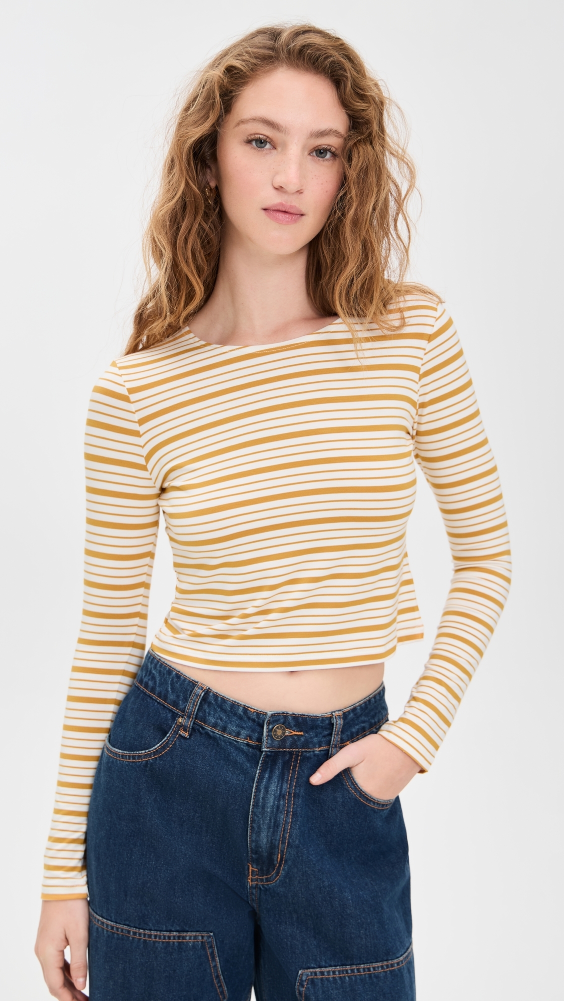Chloe Tee Autumn Stripe