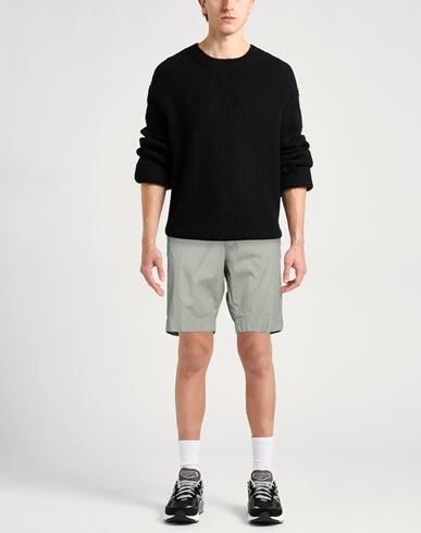 Man Shorts & Bermuda Shorts Sage green Size 30 Cotton, Polyester, Elastane
