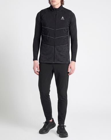 Man Vest Black Size L Polyamide