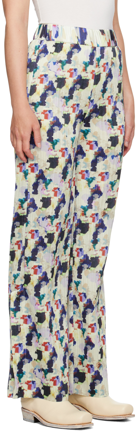 Henrik Vibskov Multicolor Remember Plisse Trousers