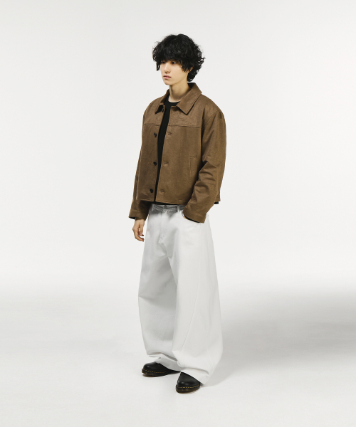 Twist Curved Cotton Pants