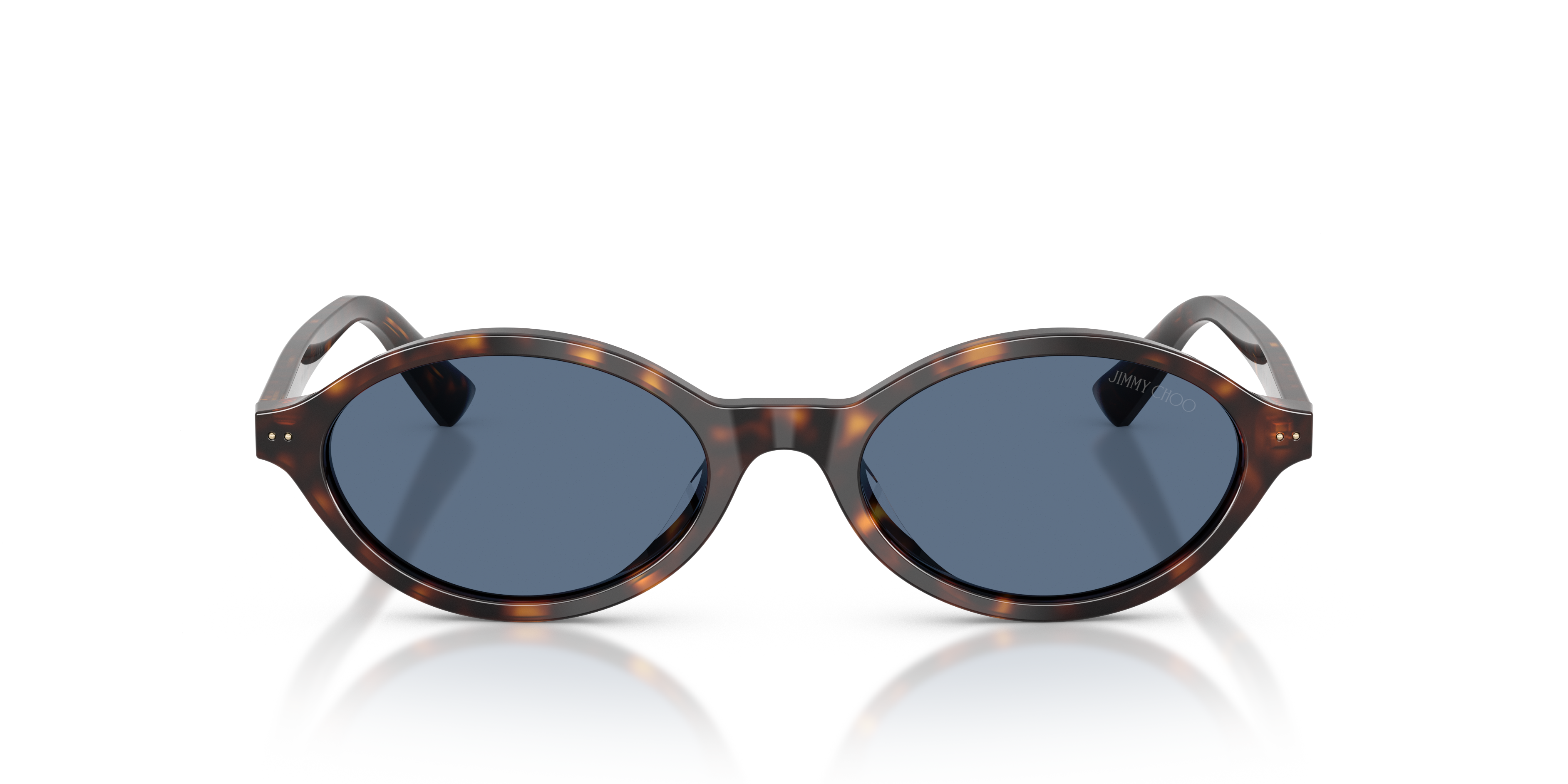 Jimmy Choo Mujer Jimmy Choo JC5068U 500280 Gafas de sol Acetato Tortuga Azul Redonda Norma