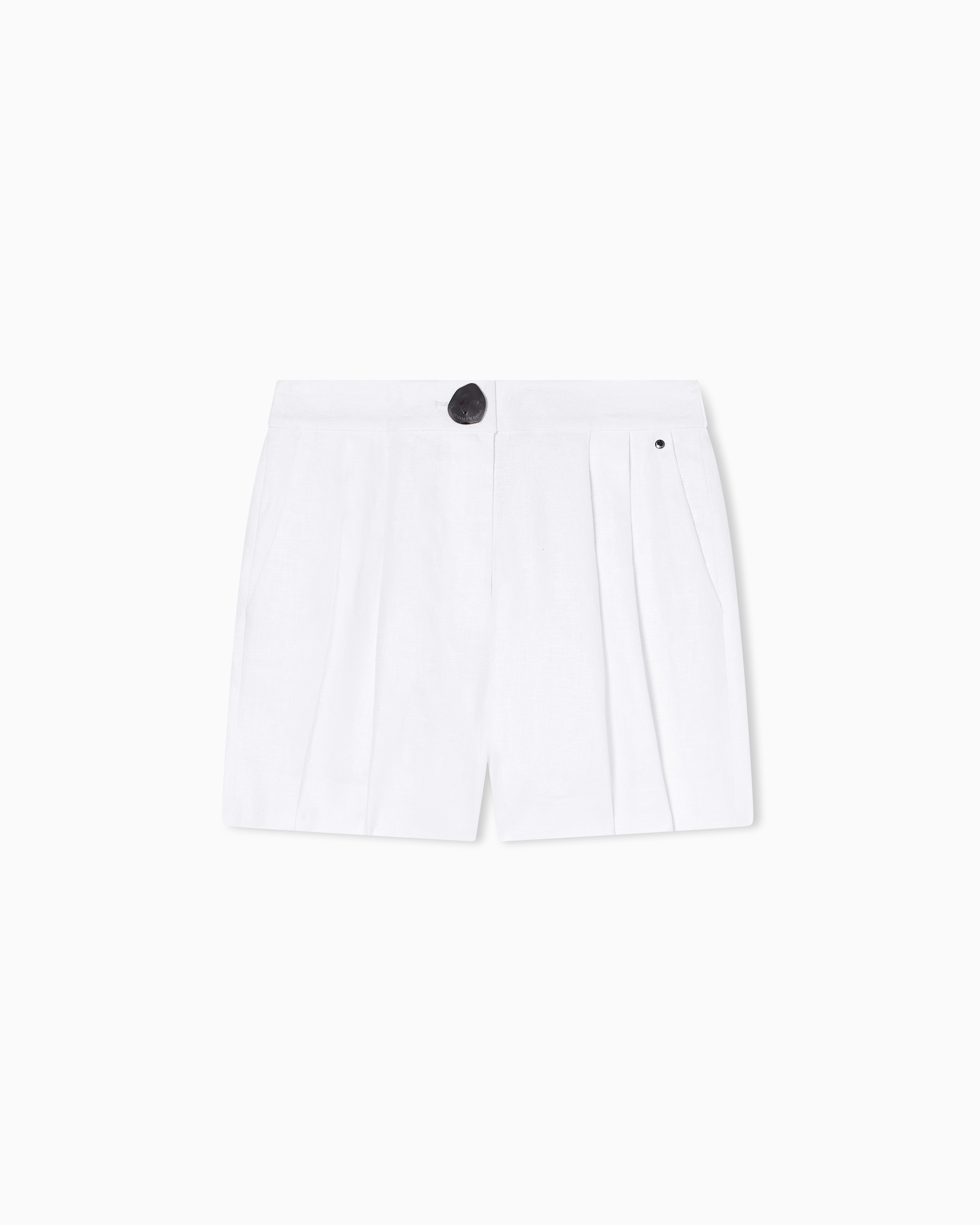 Linen twill shorts