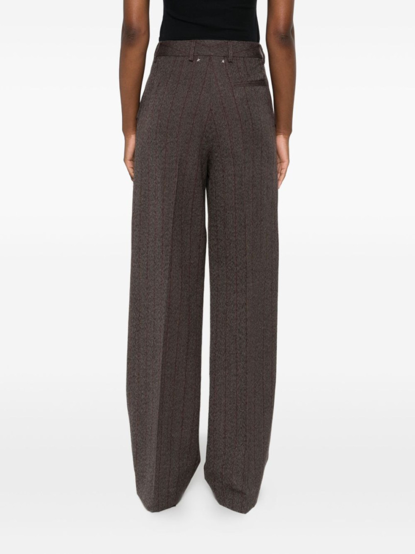 Wool Wide-Leg Trousers