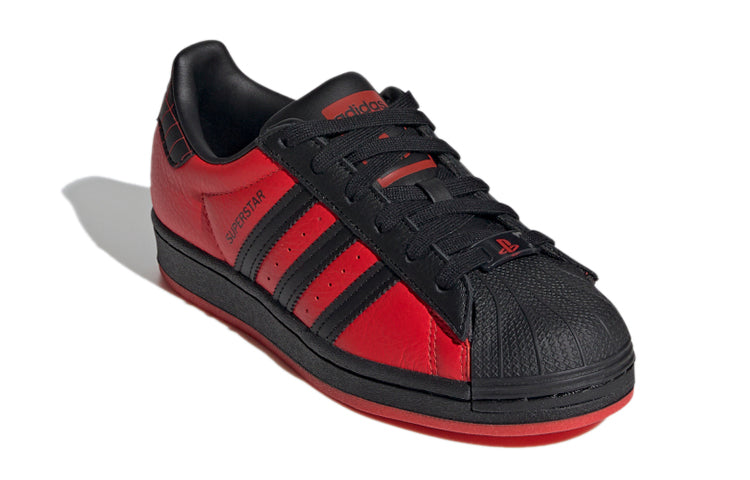 (GS) Originals Superstar Shoes 'Red Black'