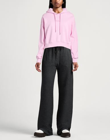 Woman Sweatshirt Pink Size L Cotton