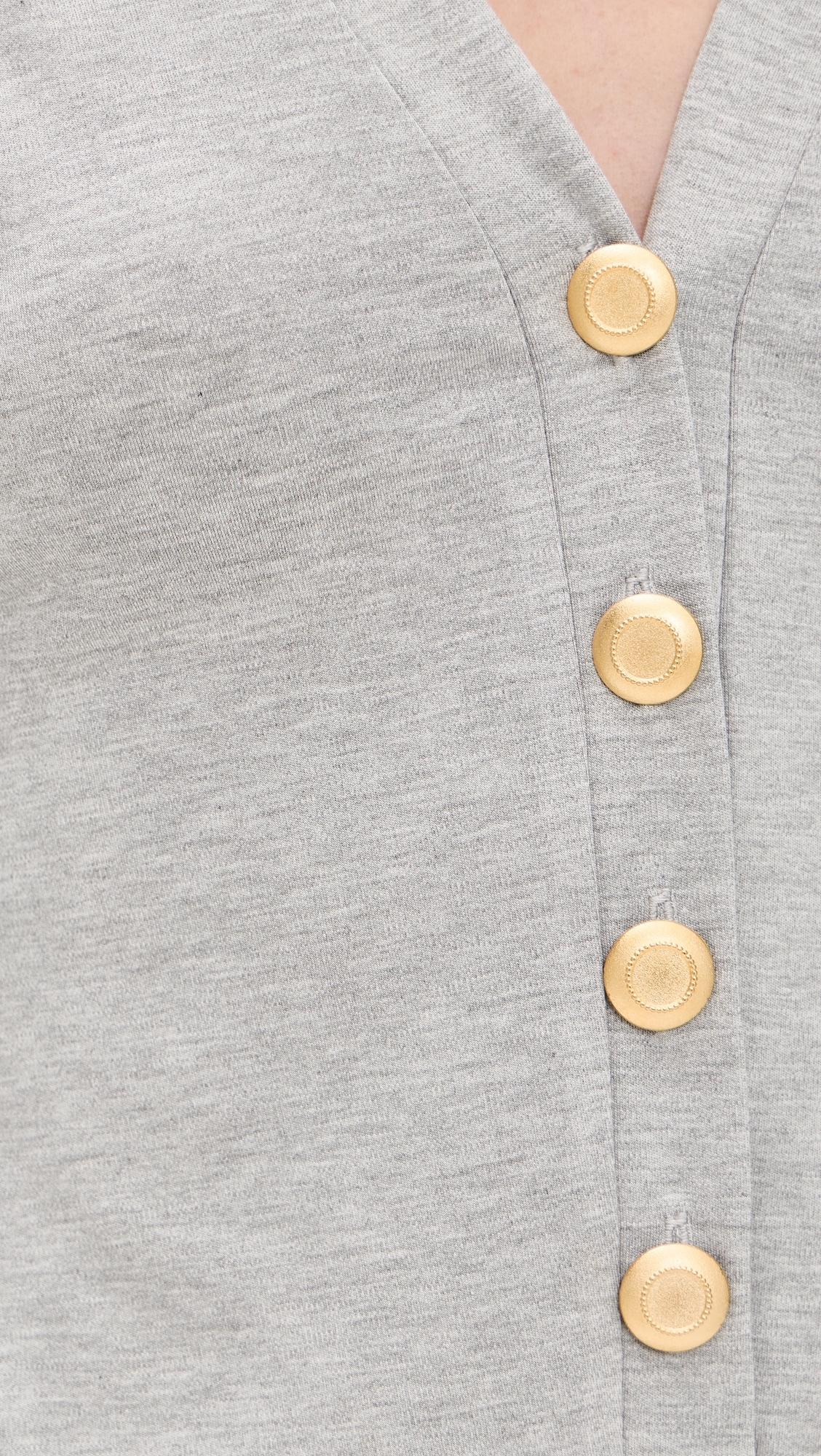 Mary Kate Ponte Cardigan Heather Grey