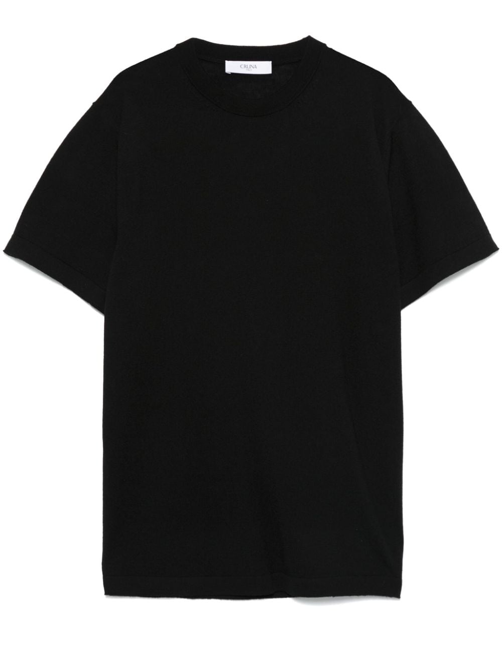 Virgin wool T-shirt - Black