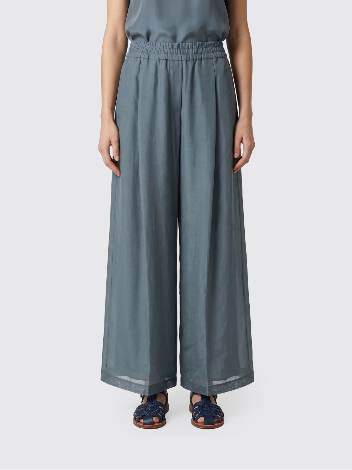 Pants Woman color Beige