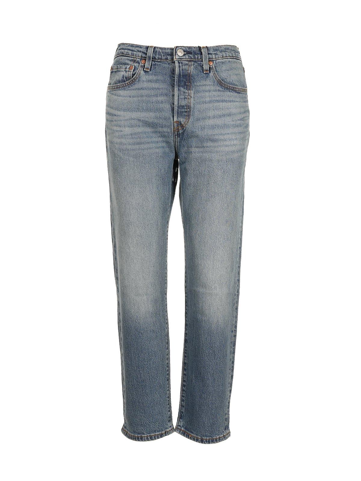 501 cropped jeans - Blue