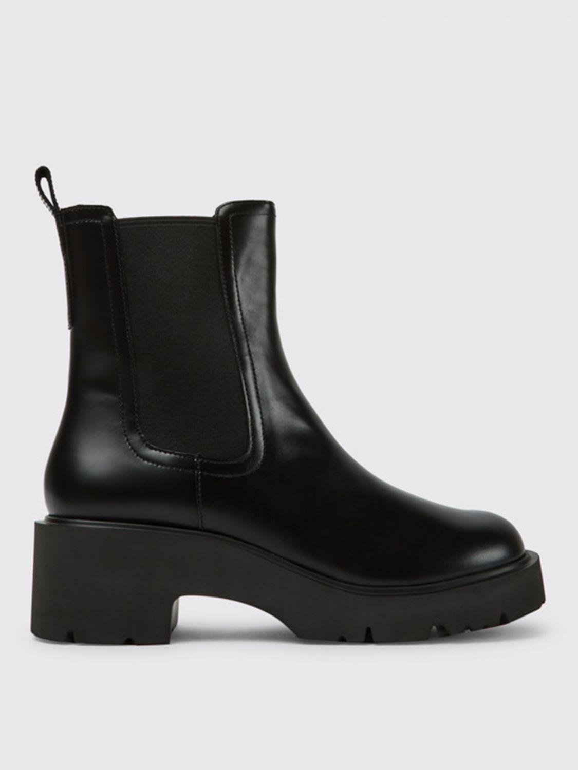 Flat Booties Woman color Black
