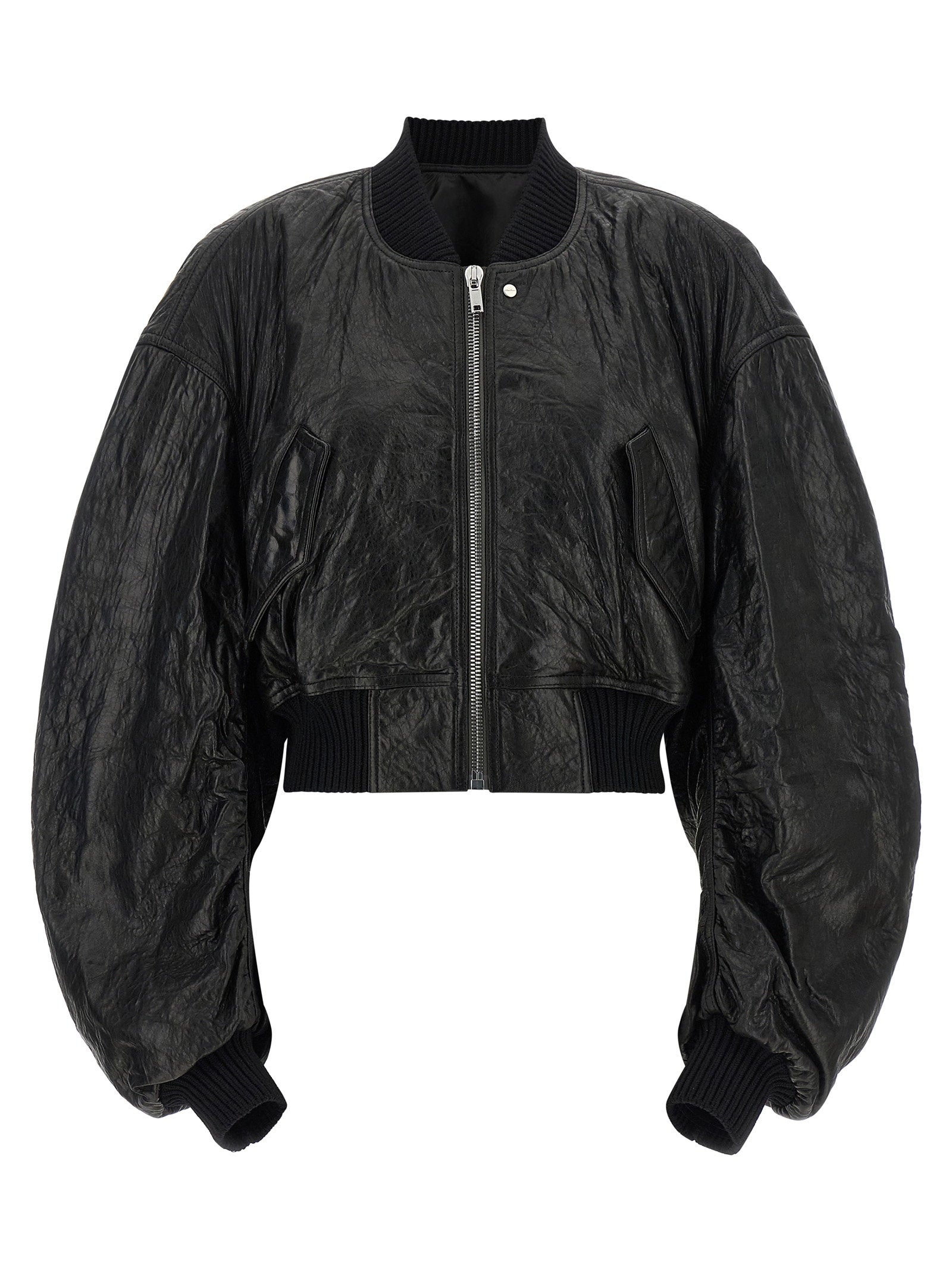 Secchia Cropped Flight Bomber Jacket