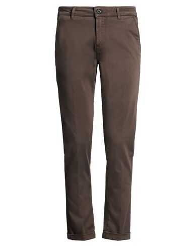 Man Pants Brown Size 29 Cotton, Polyester, Polyamide, Elastane