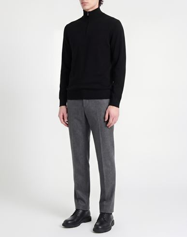 Man Turtleneck Black Size 40 Virgin Wool