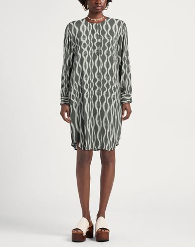 Aglini Woman Mini dress Military green Size 4 Viscose