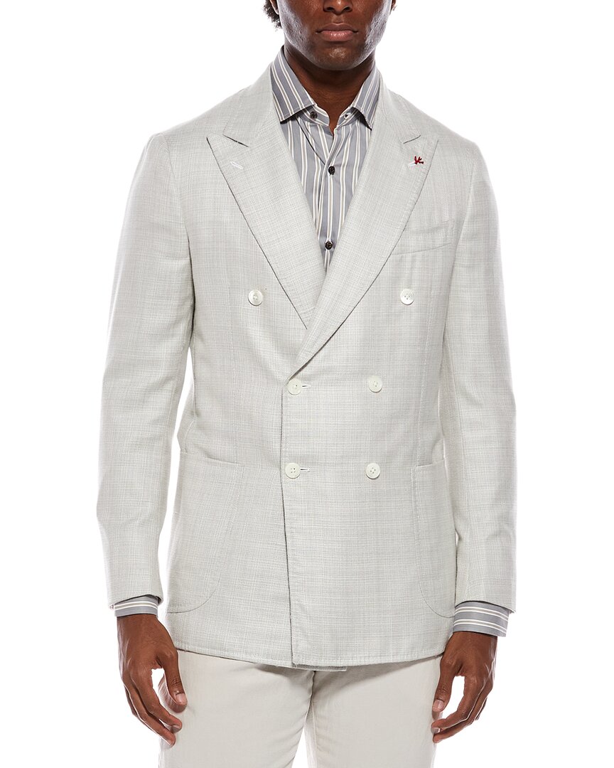 Wool, Silk, & Linen-Blend Blazer