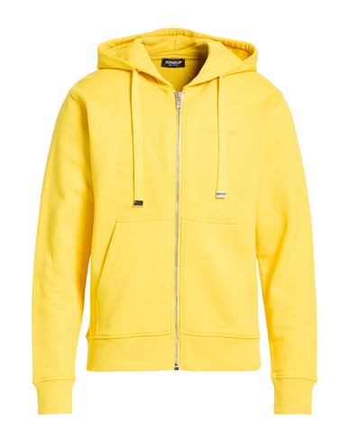 Man Sweatshirt Yellow Size S Cotton