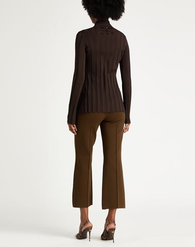 Woman Cardigan Dark brown Size M Viscose, Polyamide, Elastane