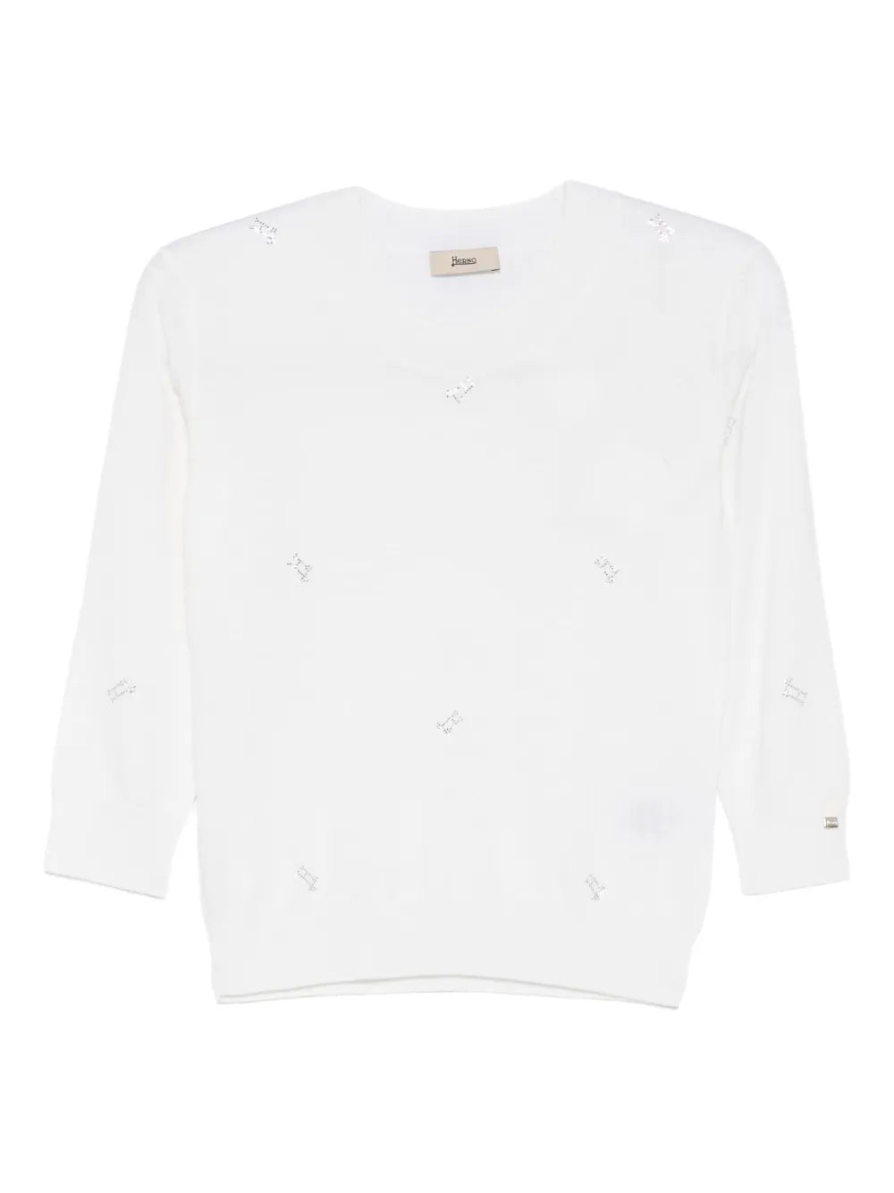 Embellished Top — White