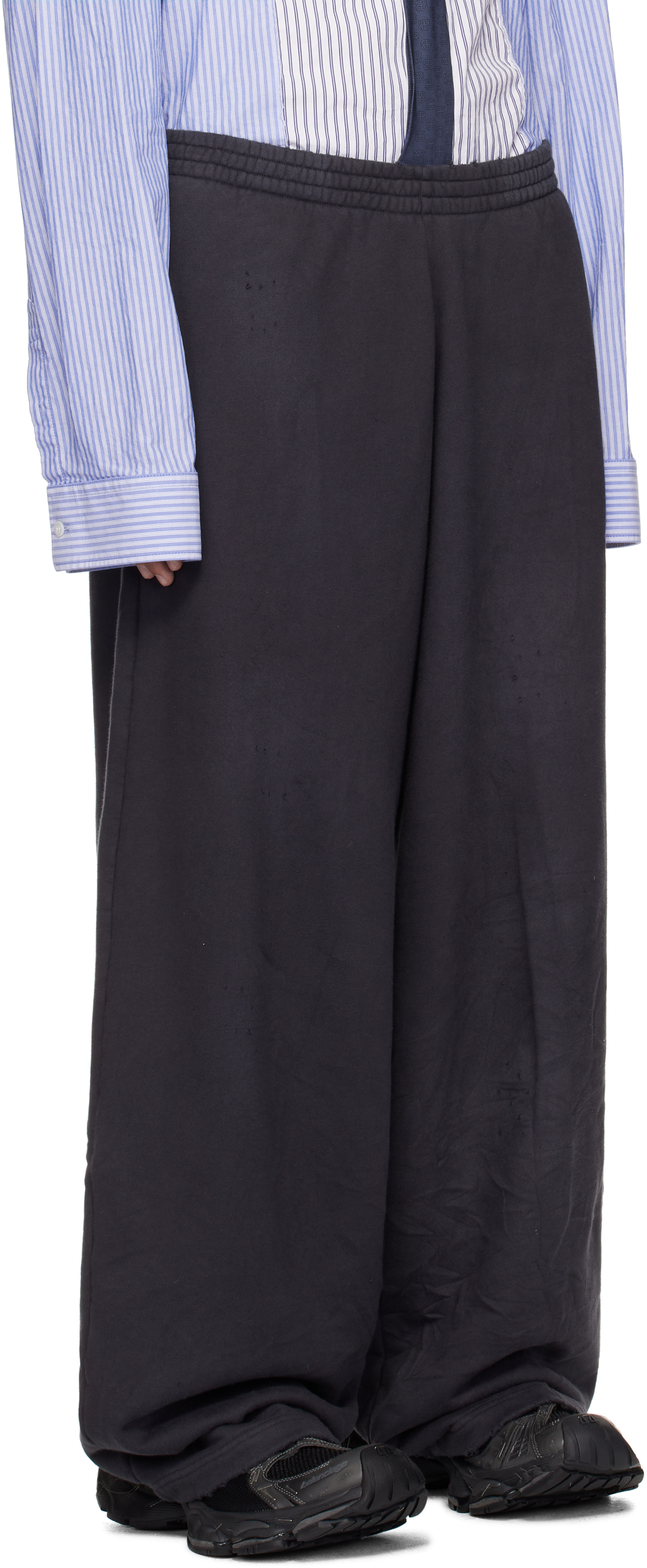 Balenciaga Black 'Planet Earth' Sweatpants