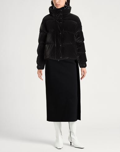 Woman Puffer Black Size 6 Polyamide