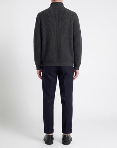 Man Turtleneck Charcoal Size 36 Wool, Cashmere