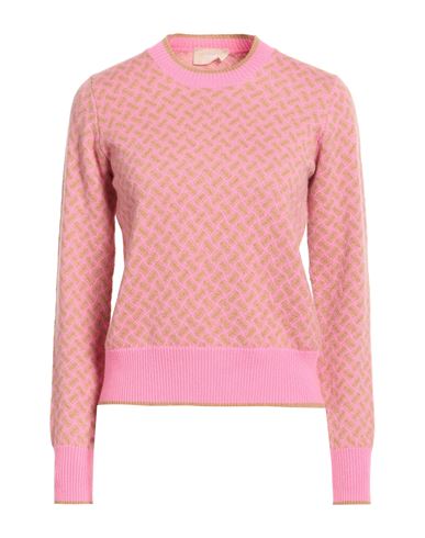 Woman Sweater Light pink Size L Cashmere