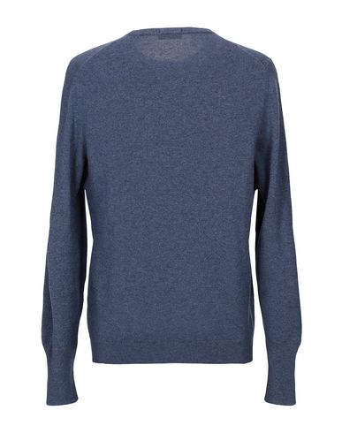Man Sweater Blue Size 40 Cashmere