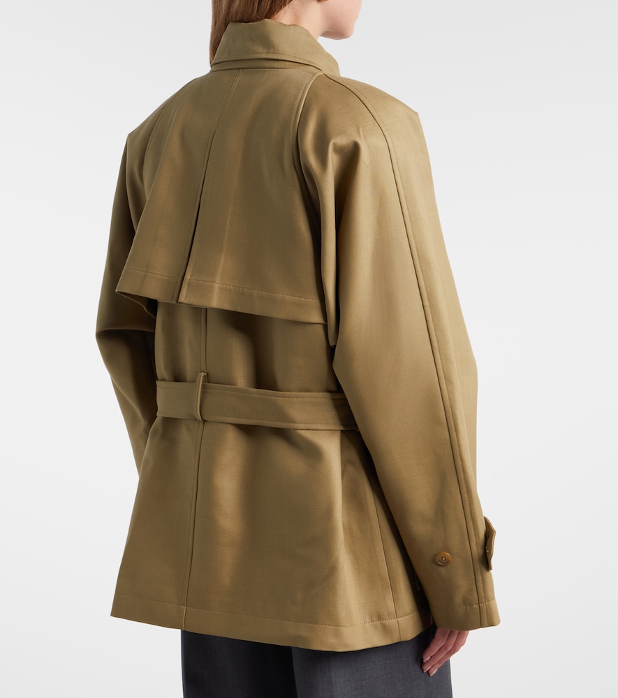 Kelia belted padded jacket