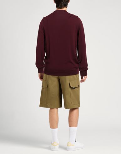 By Slowear Man Sweater Burgundy Size 48 Virgin Wool, Polyamide