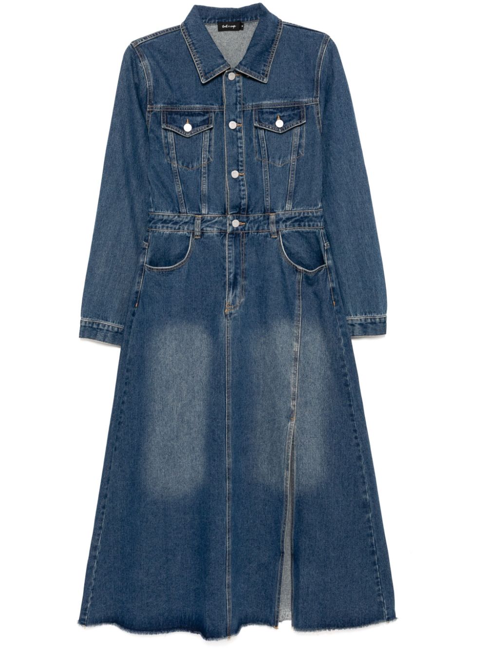 Denim dress - Blue