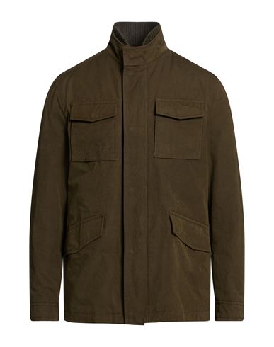 Man Jacket Military green Size 38 Cotton, Polyester, Polyamide