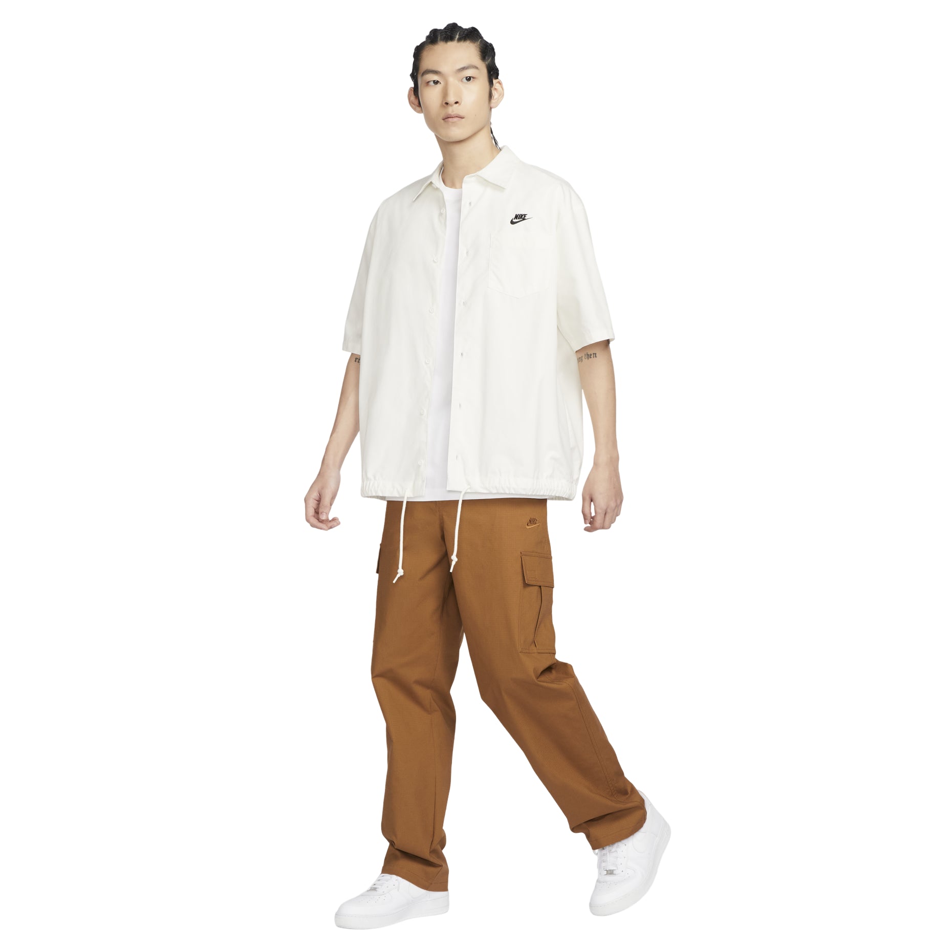 Club Short Sleeve Oxford Button-Down Shirt Asia Sizing 'Sail'