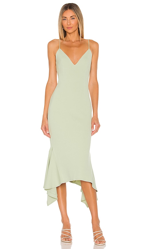 Katie May X Revolve Tango Dress in Sage. -  M also in