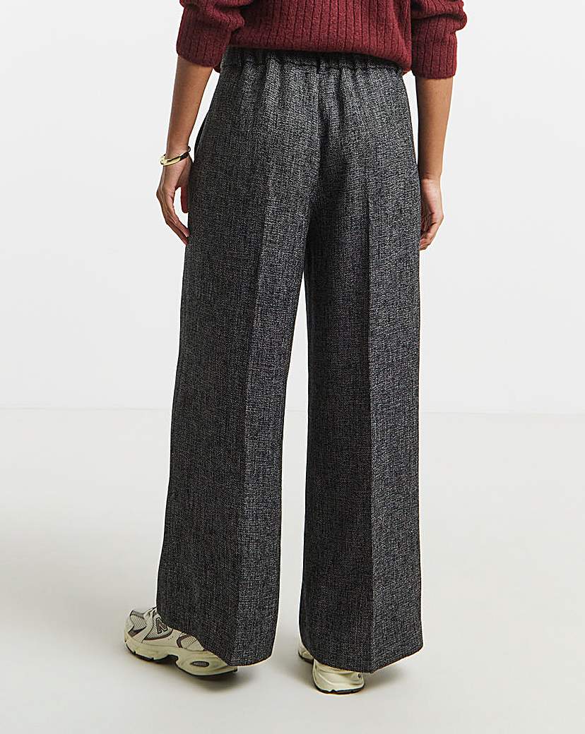Charcoal Premium Wide Leg Trouser