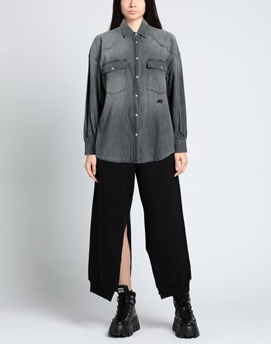 Jacob Cohёn Woman Shirt Grey Size 8 Cotton