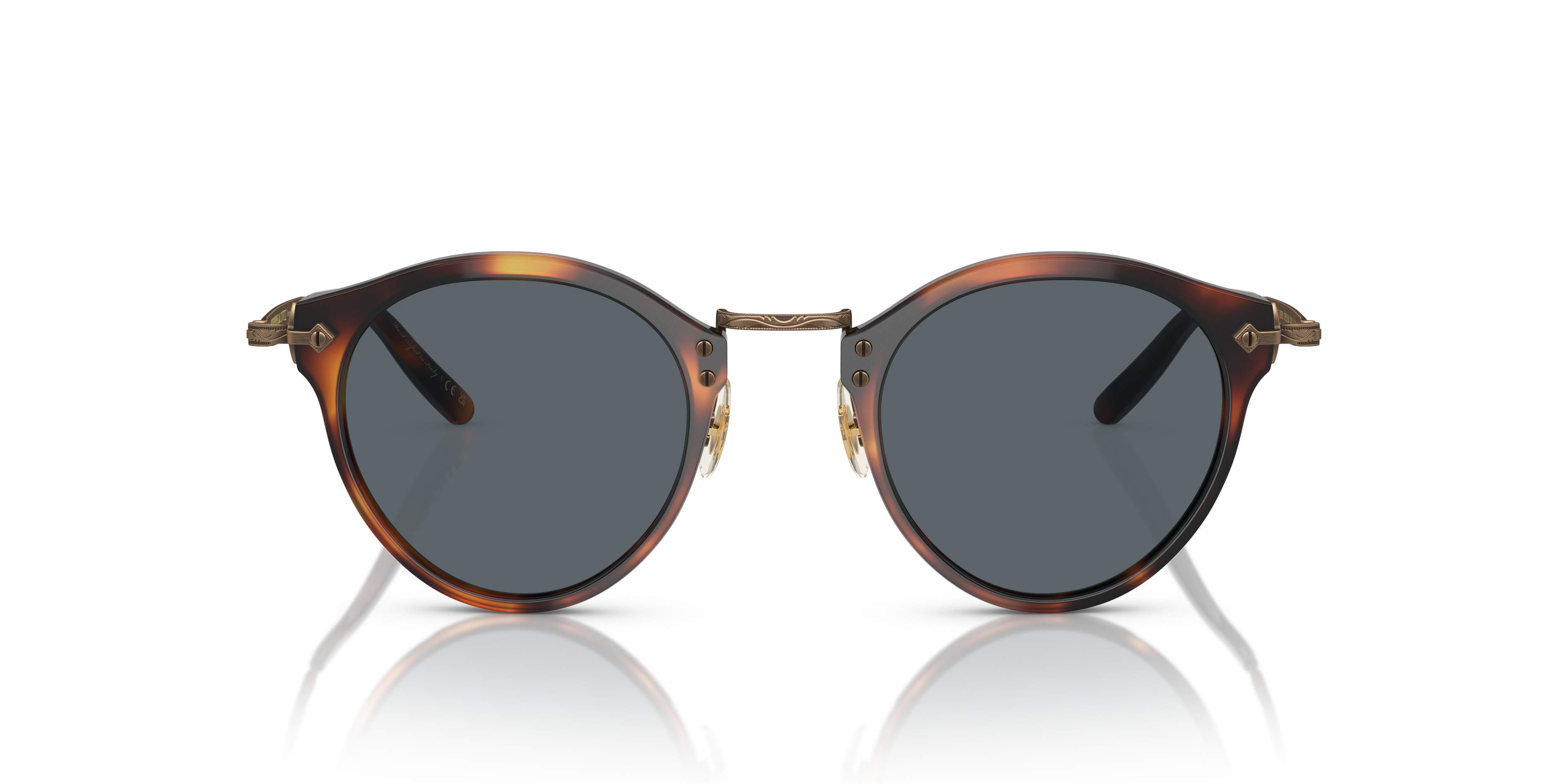 Oliver Peoples Man Oliver Peoples OV5184S OP-505 SUN 1007R5 Zonnebrillen Acetaat Schildpad Blauw Pantos Normaa