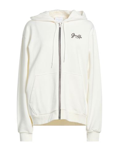 Woman Sweatshirt White Size 3 Cotton, Elastane