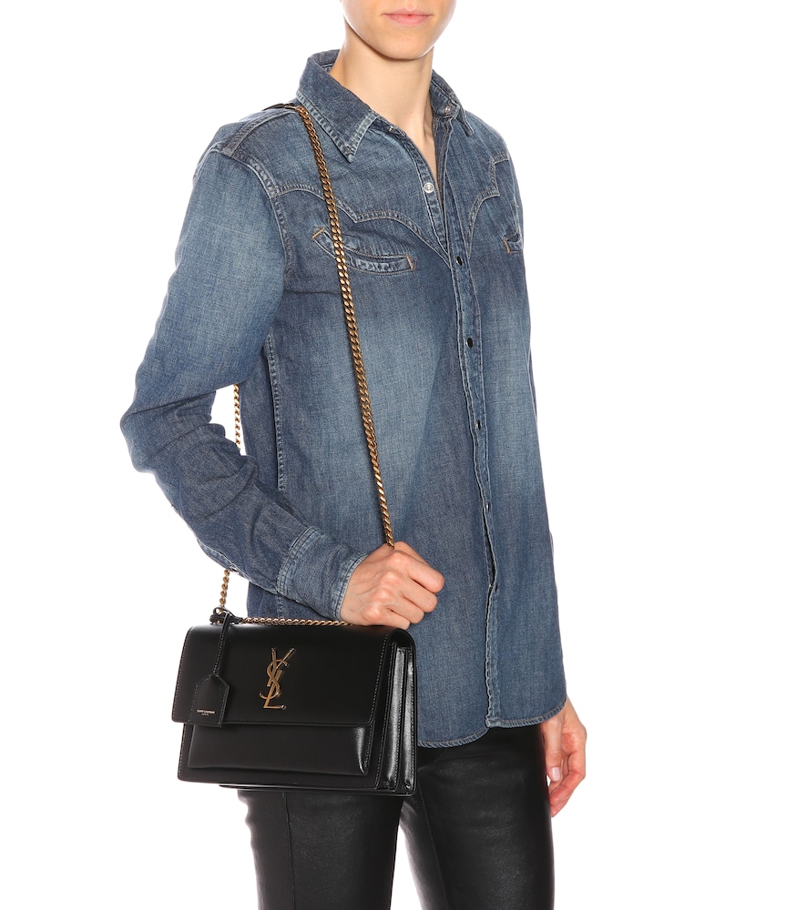 Saint Laurent Sunset Medium leather shoulder bag