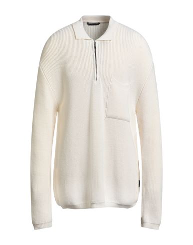 Hevò Man Sweater Ivory Size M Virgin Wool, Acrylic