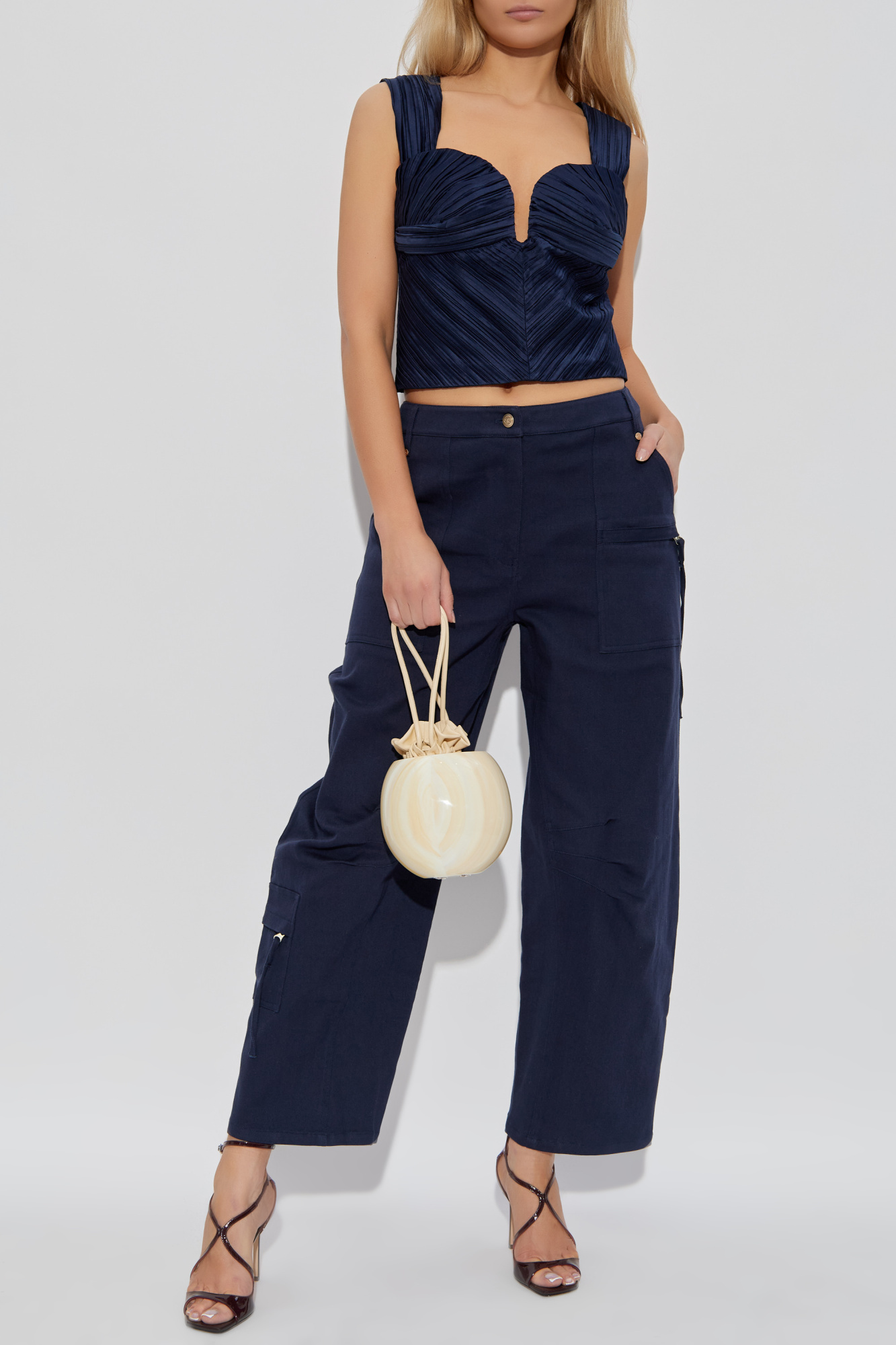 Trousers "Ewa", Women's, Navy Blue