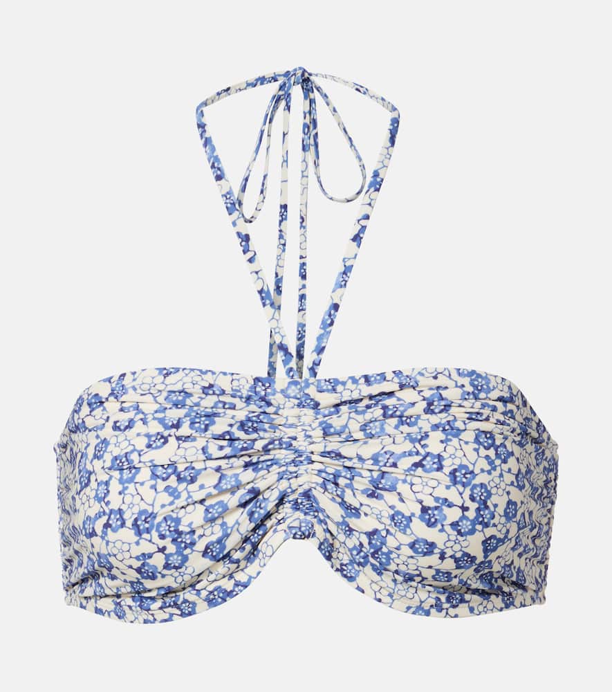 Salmage floral bikini top