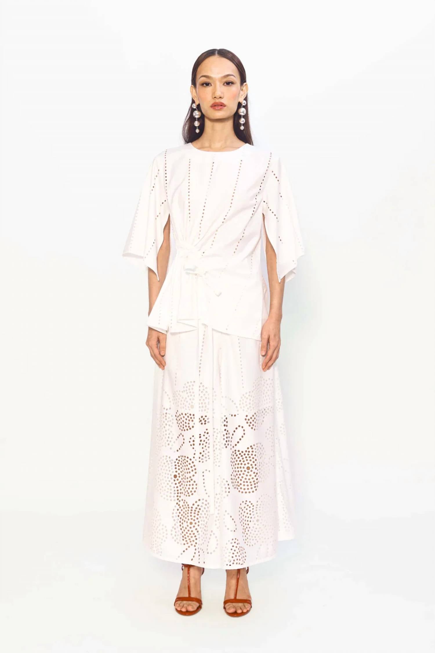 Venetian Top In Ivory